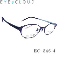 EYEs CLOUD �A�C�N���E�h ���K�l �t���[�� EC-346 Col.4 �O�b�h�f�U�C���� �ዾ �y�� �ɒB���K�l �x�t�� �l�C�r�[ ���f�B�[�X ����