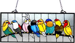 �N���G�E���C�e�B���O�� �e�B�t�@�j�[-�K���X �o�[�h�E�E�B���h�E�E�p�l�� 64.7�����~26.7�����i�A���i�j