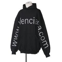 �yWINTER SALE���|�C���g5�{�z�o�����V�A�K�^BALENCIAGA LARGE FIT HOODIE �����Y�E�I�[�o�[�T�C�Y �t�[�f�B�[ �v���I�[�o�[�p�[�J�[�E�t