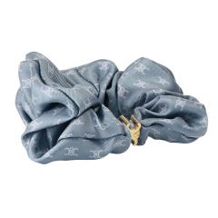 �y�|�C���g5�{�z �Z���[�k�^CELINE MINI TRIOMPHE SCRUNCHY�E�~�j�g���I���t�X�N�����`�[  �V���N&�u���X�E�w�A�A�N�Z�T���[�E�V���V���E