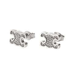 �y�|�C���g5�{�z�Z���[�k�^CELINE �hRHINESTONE STUDS�E�g���I���t���C���X�g�[�� �X�^�b�Y �h �����p�E�s�A�X�E�u���X�E�N���X�^���E�j