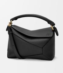 ���G�x LOEWE PUZZLE BAG SMALL �p�Y���G�b�W �o�b�O �X���[�� �\�t�g�O���C���J�[�t 2WAY �n���h �V�����_�[�o�b�O �u���b�N A510P60XAW