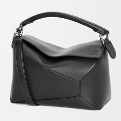 ���G�x�^LOEWE PUZZLE BAG SMALL�E�p�Y���o�b�O �X���[�� (�N���V�b�N�J�[�t) 2WAY�E�n���h&�V�����_�[�o�b�O(�u���b�N) A510P60XAC 1100