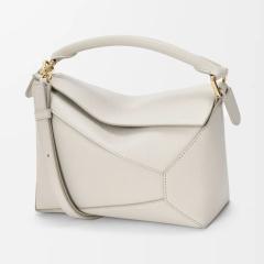 ���G�x�^LOEWE PUZZLE BAG SMALL�E�p�Y���G�b�W �o�b�O �X���[�� �\�t�g�O���C���J�[�t�E2WAY�E�n���h&�V�����_�[�o�b�O(���C�g�S�[�X�g)