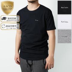 �|�[���X�~�X PAUL SMITH MEN T SHIRT 3 PACK �����Y �I�[�K�j�b�N�R�b�g��T�V���c 3�F��3���Z�b�g(�u���b�N�E�O���[�E�z���C�g) M1A-389