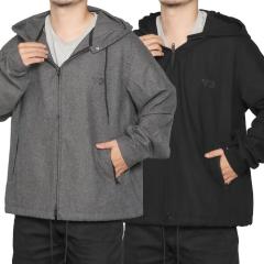 �y�|�C���g5�{�z�A�f�B�_�X�E���C�X���[�^ADIDAS�EY-3 FLANNEL HD TOP ���S�W�b�v�t�[�f�B�E���j�Z�b�N�X�E�t�[�h�t���W�b�v�A�b�v�p�[�J