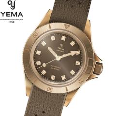 �C�G�} YEMA �X�[�p�[�}�� �u�����Y Superman Bronze CMM.10 �r���v �_�C�o�[�Y�E�H�b�` �����Y �������� 17.26.10.38.ZN.U8