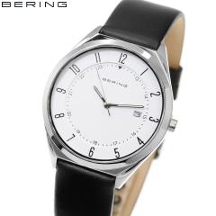 �x�[�����O BERING �r���v �����Y ���f�B�[�X �E���g���X���� ���U�[�x���g �z���C�g�~�u���b�N Mens Unisex Ultra Slim 18738-404