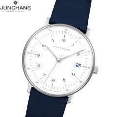 �����n���X JUNGHANS Max Bill Quarz �}�b�N�X �r�� �_�[���� �r���v ���f�B�[�X �N�I�[�c 47 4556 02