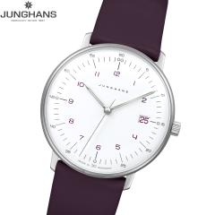 �����n���X JUNGHANS Max Bill Quarz �}�b�N�X �r�� �_�[���� �r���v ���f�B�[�X �N�I�[�c 47 4558 02