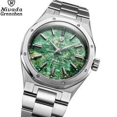 �j�o�_ �O�����q�F�� NIVADA GRENCHEN F77 MK2 �O���[�� �A�x���`������ �u���X���b�g 68053A77 �r���v �����Y �������� F77