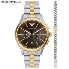 �G���|���I�A���}�[�j EMPORIO ARMANI �r���v �����Y �N���m�O���t �X�e�����X�X�`�[�� �E�H�b�`���u���X���b�g�Z�b�g AR80084SET