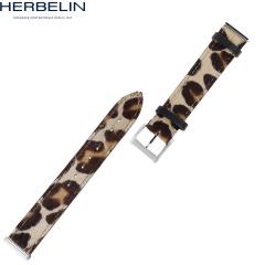 �G���u���� HERBELIN �A���^���X ANTARES ��p �ւ��o���h �x���g ���f�B�[�X BRAC17048A33 �V���O�� �X�g���b�v �V���o�[ LEOPARD ���I