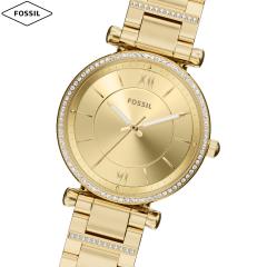 �t�H�b�V�� FOSSIL �r���v ���f�B�[�X CARLIE �O�j �S�[���h�g�[�� �X�e�����X�X�`�[�� ES5465