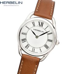 �G���u���� HERBELIN �G�L�m�N�X EQUINOX 28mm �r���v ���f�B�[�X �N�I�[�c H17497AP08GD ���E���h �v�x���g �u���E�� ���[�}���� �V���o