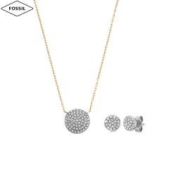 �t�H�b�V�� FOSSIL Ellis �A�N�Z�T���[ �l�b�N���X���s�A�X �M�t�g�Z�b�g ���f�B�[�X JF04815SET