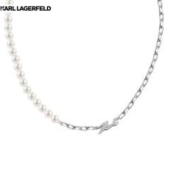�J�[�� ���K�[�t�F���h KARL LAGERFELD �l�b�N���X �y���_���g �A�N�Z�T���[ �p�[���R���N�V���� Pearl Collection �V���o�[ �V�F�� �p�[