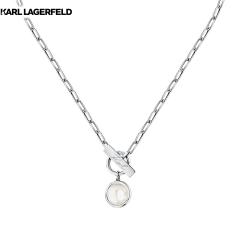 �J�[�� ���K�[�t�F���h KARL LAGERFELD �l�b�N���X �y���_���g �A�N�Z�T���[ �p�[���R���N�V���� Pearl Collection �V���o�[ �V�F�� �p�[