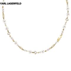 �J�[�� ���K�[�t�F���h KARL LAGERFELD �l�b�N���X �y���_���g �A�N�Z�T���[ �p�[���R���N�V���� Pearl Collection �C�G���[�S�[���h �V