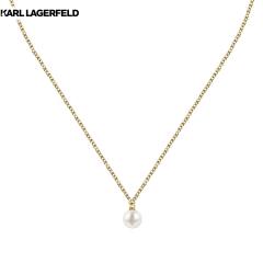 �J�[�� ���K�[�t�F���h KARL LAGERFELD �l�b�N���X �y���_���g �A�N�Z�T���[ �p�[���R���N�V���� Pearl Collection �C�G���[�S�[���h �V