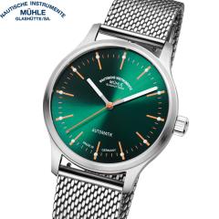 �~���[���E�O���X�q���b�e Muhle Glashutte �p�m���@ �O���[�� Panova Green �r���v �����Y �������� M1-40-76-MB �h�C�c��