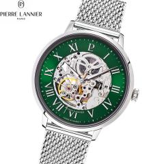 �s�G�[�����j�G PIERRE LANNIER �����Y �r���v �������� �I�[�g�}�e�B�b�N AUTOMATIC 42mm P323D171 ���E���h ���b�V���x���g �V���o�[ 