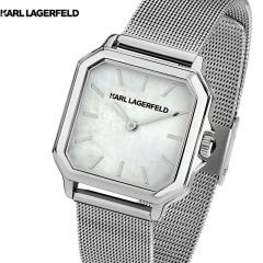 �J�[�� ���K�[�t�F���h KARL LAGERFELD �r���v ���f�B�[�X �X�N�G�A �N���V�b�N SQUARE CLASSICS �z���C�g MOP �_�C���� �V���o�[ ���b�V