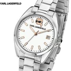 �J�[�� ���K�[�t�F���h KARL LAGERFELD �r���v ���f�B�[�X ���E���h �G�b�Z���V���� ROUND ESSENTIALS �z���C�g �A�C�R�� �_�C���� �V��