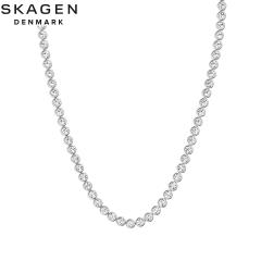 �X�J�[�Q�� SKAGEN Moderne Glitz �A�N�Z�T���[ �l�b�N���X �V���o�[�g�[�� ���f�B�[�X SKJ5018040