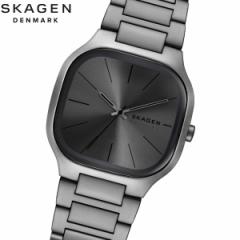 スカーゲン SKAGEN 腕時計 メンズ MELLEM 三針 グレー ステンレススチールウォッチ SKW6936
