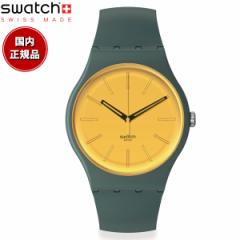 swatch XEHb` rv Y fB[X IWiY j[WFg oCI\[X NEW GENT BIOSOURCED GOLD IN THE GARDEN SO29G