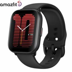 アマズフィット AMAZFIT スマートウォッチ Active アクティブ ミッドナイトブラック 腕時計 メンズ レディース SP170066C178