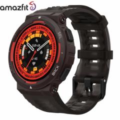 アマズフィット AMAZFIT スマートウォッチ Active Edge アクティブ エッジ ラバブラック 腕時計 メンズ レディース SP170067C205