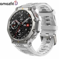 アマズフィット AMAZFIT スマートウォッチ T-Rex 3 ヘイズグレー 腕時計 メンズ レディース GPS 登山 ウェアラブル SP170069-C221