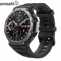 アマズフィット AMAZFIT スマートウォッチ T-Rex 3 オニキス 腕時計 メンズ レディース GPS 登山 ウェアラブル SP170069C218