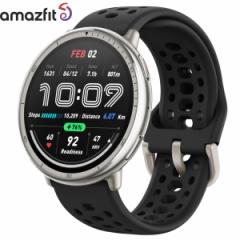 アマズフィット AMAZFIT スマートウォッチ Active 2 ブラックシリコン スタンダードバージョン 腕時計 メンズ レディース GPS 健康 ウェ