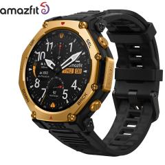 �A�}�Y�t�B�b�g AMAZFIT �X�}�[�g�E�H�b�` T-Rex 3 Pro 48mm �u���b�N�S�[���h �r���v �����Y ���f�B�[�X GPS �X�|�[�c �o�R �E�F�A���u