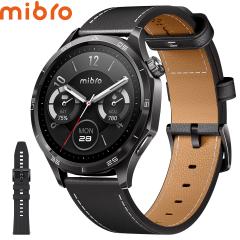 �~�u�� Mibro �X�}�[�g�E�H�b�` mibro GT SP380017-C240 �u���b�N���U�[ �r���v �����Y ���f�B�[�X �ւ��o���h�t��