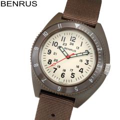 �x�����X BENRUS ���萶�Y���f�� �r���v �����Y TYPE-III OLIVE IVORY Class-A General Purpose �~���^���[�E�H�b�` �I���[�u �A�C�{���[