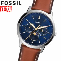 フォッシル FOSSIL 腕時計 メンズ NEUTRA MOONPHASE FS5903 ムーンフェイズ ブルー ブラウン レザー