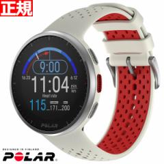ポラール POLAR PACER PRO スマートウォッチ GPS 心拍 トレーニング ランニング マラソン 腕時計 ぺーサープロ ホワイトレッド S-L 90010