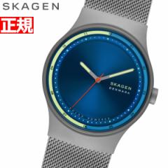 スカーゲン SKAGEN ソーラー 腕時計 メンズ SOL ソル SKW6792 オーシャンブルー チャコール ステンレス メッシュ