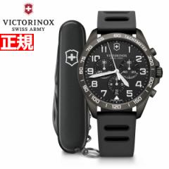 ビクトリノックス 時計 メンズ VICTORINOX 腕時計 241926.1 フィールドフォース スポーツクロノ ブラックエディション FIELD FORCE Sport