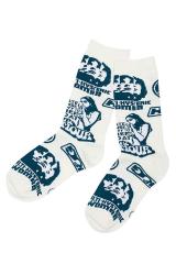 HYSTERIC GLAMOUR �q�X�e���b�N�O���}�[ 01261QT04 SUPER-HYS�� �\�b�N�X WHITE ���K�ʔ� ���f�B�[�X