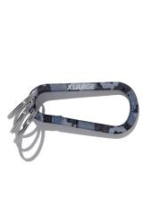 XLARGE �G�N�X�g�����[�W 101261054008 STANDARD LOGO KEYRING CARABINER �L�[�����O�J���r�i GRAY ���K�ʔ� �����Y ���f�B�[�X
