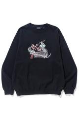 �Z�[��40%OFF XLARGE �G�N�X�g�����[�W 101234012013 CATERPILLAR IN A SHOE CREWNECK SWEATSHIRT XLARGE �N���[�l�b�N�X�E�F�b�g BLACK 
