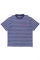 �Z�[��40%OFF XLARGE �G�N�X�g�����[�W 101242011011 BASEBALL LOGO STRIPED S/S TEE �{�[�_�[T�V���c BLUE ���K�ʔ� �����Y ���f�B�[�X 