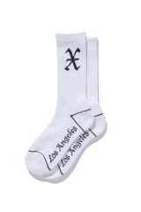 XLARGE �G�N�X�g�����[�W 101242054003 X LOGO SOCKS �\�b�N�X WHITE ���K�ʔ� �����Y ���f�B�[�X xlarge