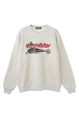 HYSTERIC GLAMOUR �q�X�e���b�N�O���}�[ 02253CS08 SPEEDSTER �X�E�F�b�g TOP GRAY ���K�ʔ� �����Y