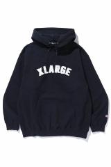 XLARGE �G�N�X�g�����[�W 101253012014 ARCH LOGO PULLOVER HOODED SWEATSHIRT �p�[�J�[ BLACK ���K�ʔ� �����Y ���f�B�[�X